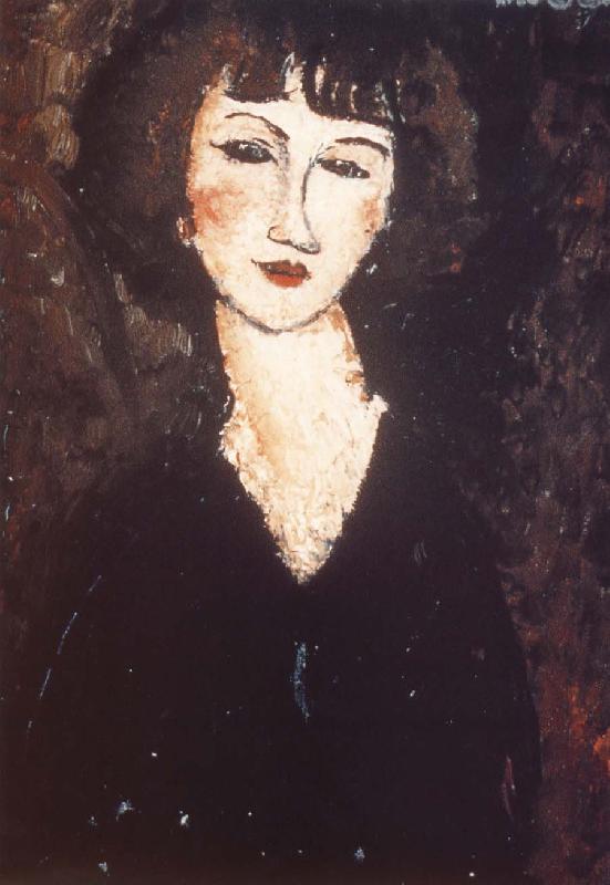 Amedeo Modigliani Girl from Mountmartre oil painting image